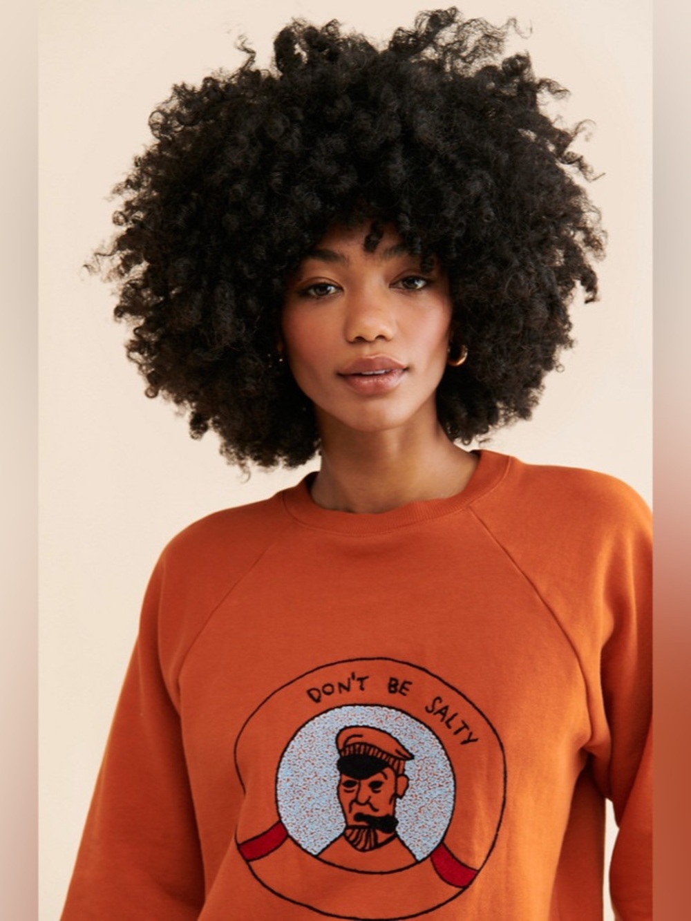 Banner Day Don't Be Salty Sweatshirt Graphic Crewneck